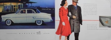 Opel Kapitaen L Modelprogram 1957 Carbrochure  (5255)